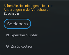 Szenenaktionen