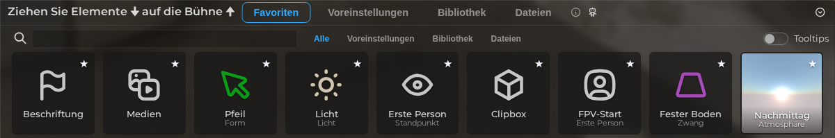 Asset-Browser - Favoriten (LCC)
