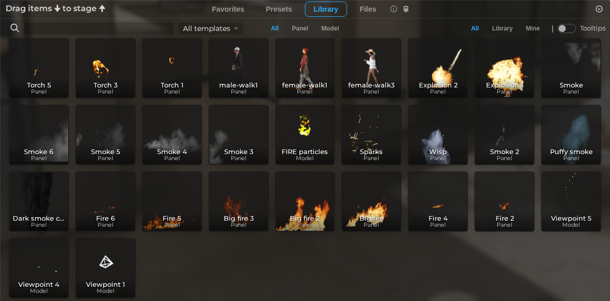 Asset Browser – Library (LCC)