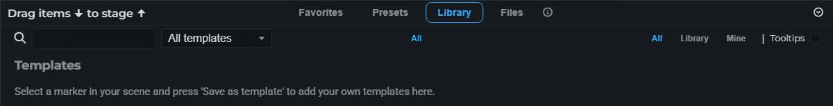 Asset Browser – Library