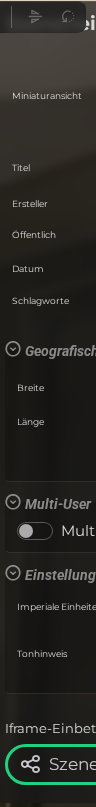 Szeneneigenschaften - Metadaten (LCC)