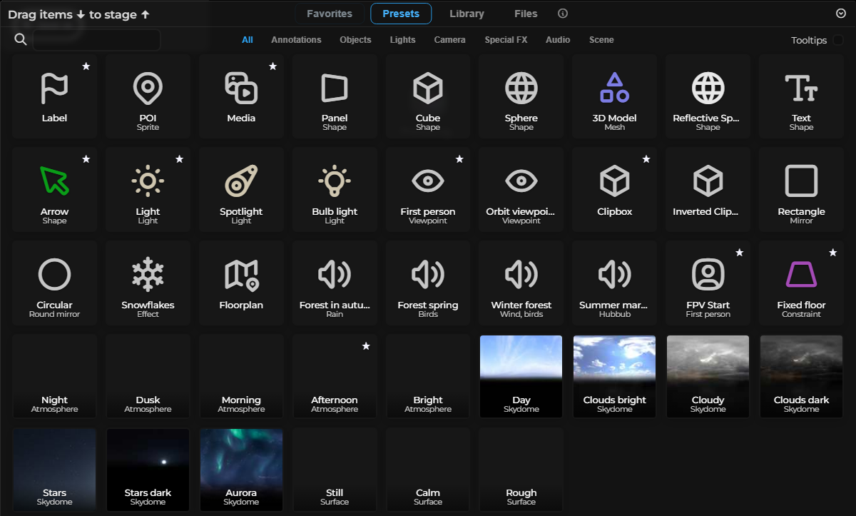 Asset Browser – Presets (LCC)