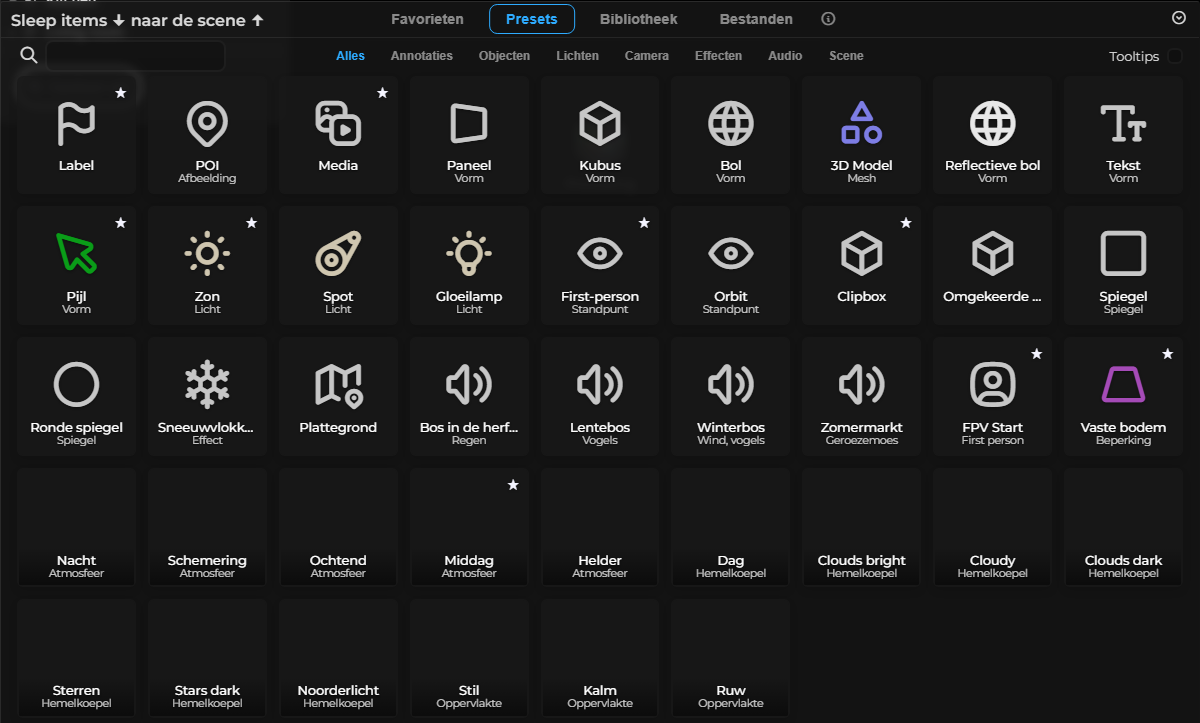 Assetbrowser – Presets (LCC)