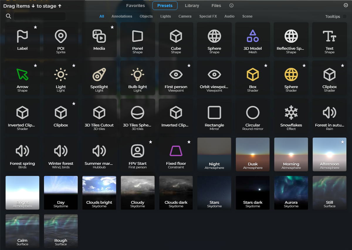 Asset Browser – Presets