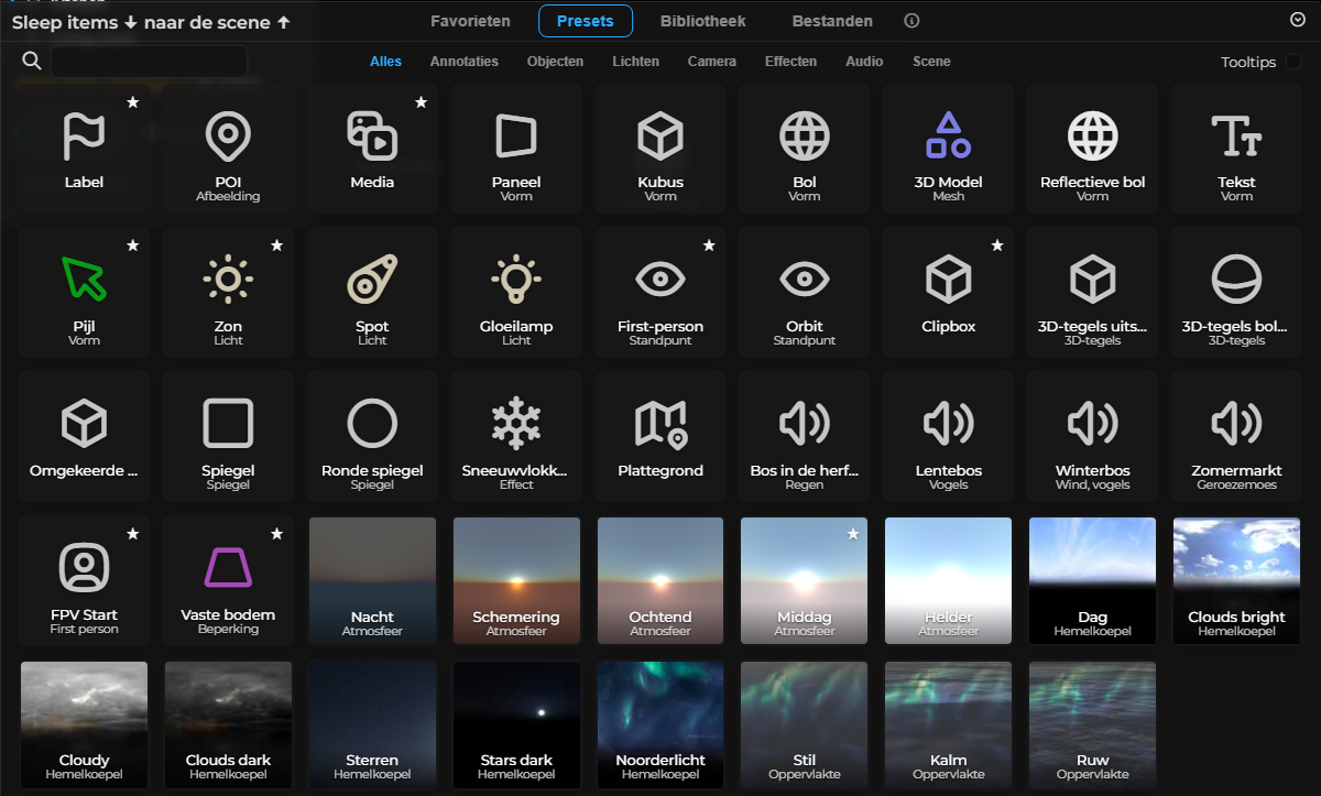 Assetbrowser – Presets (LCC)