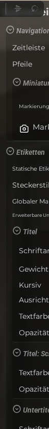 Szeneneigenschaften - Gestaltung (LCC)